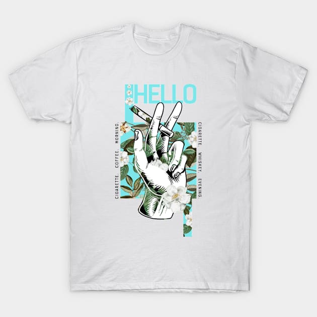 HELLO PEACE T-Shirt by MrKuznecov